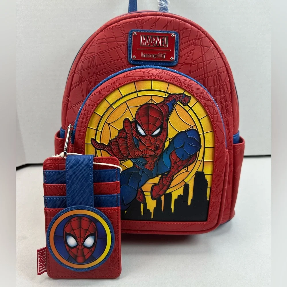 Loungefly Marvel Spider-Man Stained Glass Set